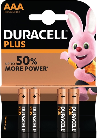 Duracell Piles Plus AAA